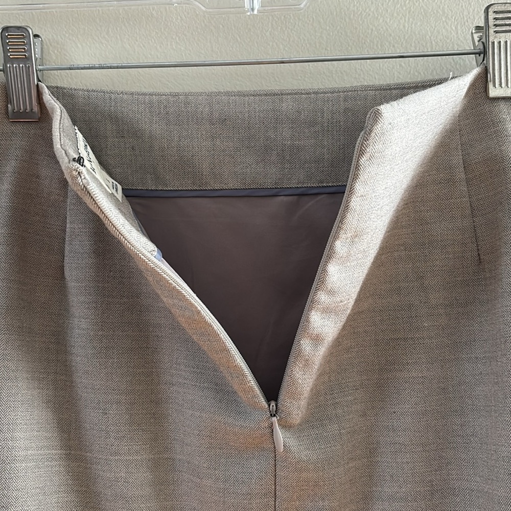 Banana Republic Factory Grey Wool Blend Mini Skirt Size 6 - Picture 5 of 7